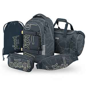 Baagl Školní set Skate Max Wave II