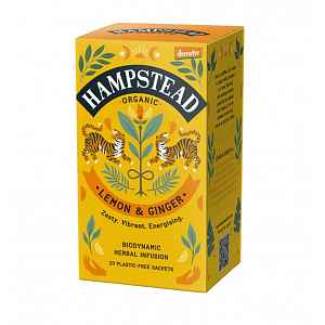 Hampstead Tea BIO Citronový čaj se zázvorem 20x1,5 g