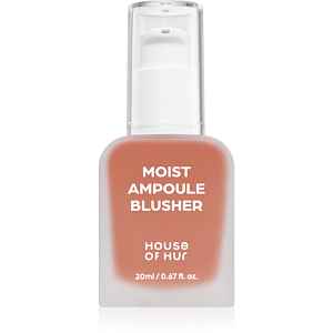 House of Hur Moist Ampoule Blusher tekutá tvářenka odstín 01 Nude Beige 20 ml