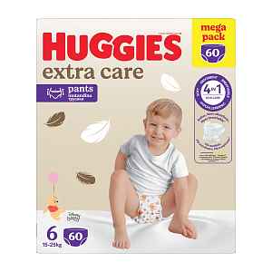 Huggies Extra Care Pants 6 15–25 kg 60 ks