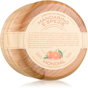 Mondial Luxury Wooden Bowl  krém na holení Mandarine and Spice 140 ml