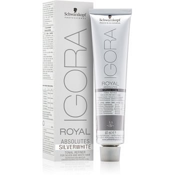 Schwarzkopf Professional IGORA Royal Absolutes SilverWhite tónující demi-permanentní barva na vlasy pro stříbrné a bílé vlasy odstín Dove Grey  60 ml