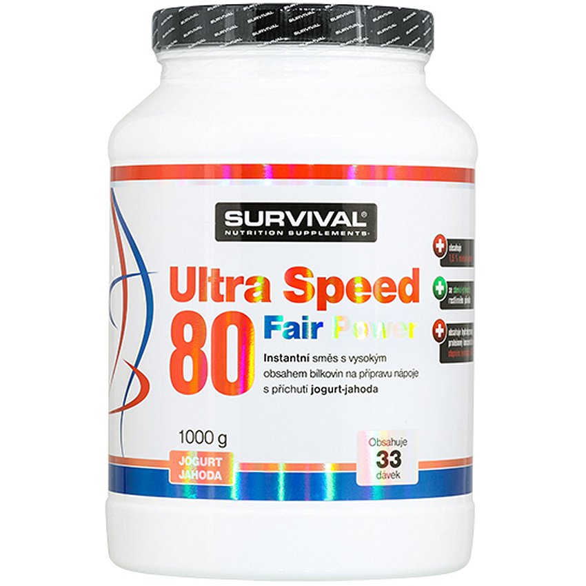 Ultra Speed 80 Fair Power jogurt-jahoda 1000g