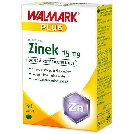 Walmark Zinek 15mg 30 tablet