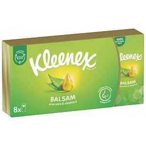 Kapesník papírový KLEENEX Balsam Hanks 8x9ks