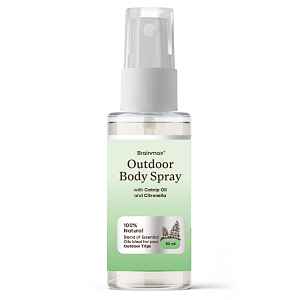 BrainMax Outdoor Body Spray, with Catnip Oil and Citronella, 50 ml