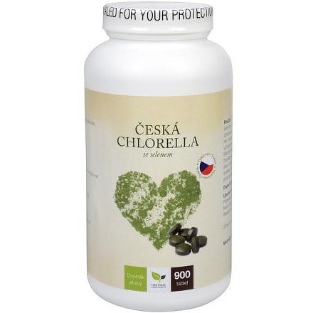 Česká chlorella se selenem tbl.900