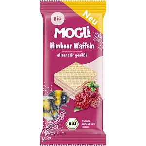 MOGLi Bio malinové vafličky