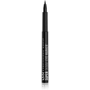 NYX Professional Makeup Super Skinny Eye Marker linka na oči ve fixu odstín Carbon Black 1,1 ml