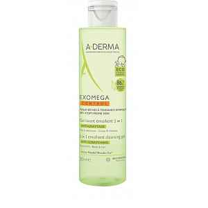 A-DERMA Exomega CONTROL Zvláč.mycí gel 2v1 200ml