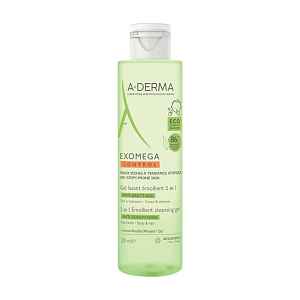 A-DERMA Exomega CONTROL Zvláč.mycí gel 2v1 200ml