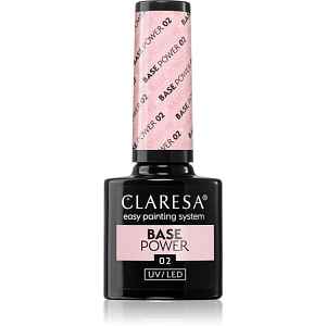 Claresa UV/LED Base Power podkladový lak pro gelové nehty odstín 02 5 g