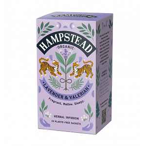 Hampstead Tea BIO Bylinný čaj s levandulí a kozlíkem 20x1 g