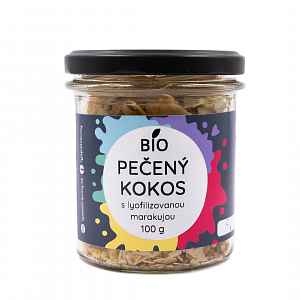 Lyopotraviny BIO Pečený kokos s mandlemi a lyofilizovanou marakujou, 100 g