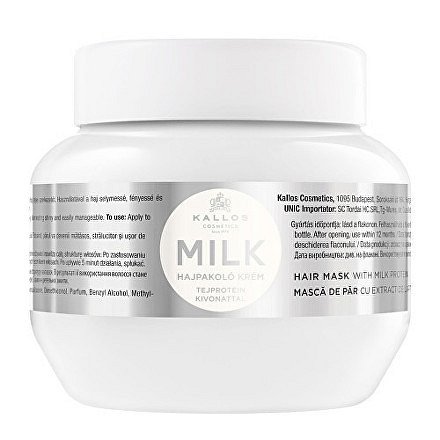 Maska s mléčnými proteiny pro suché a poškozené vlasy Milk (Hair Mask With Milk Protein) - Objem: 1000 ml