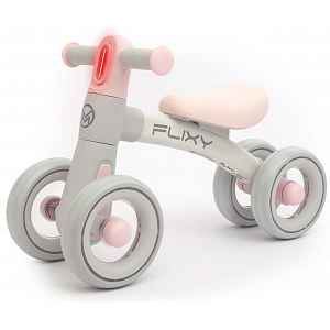 Milly Mally Dětské odrážedlo FLIXY s LED světlem a EVA koly (12–36 měsíců), růžové