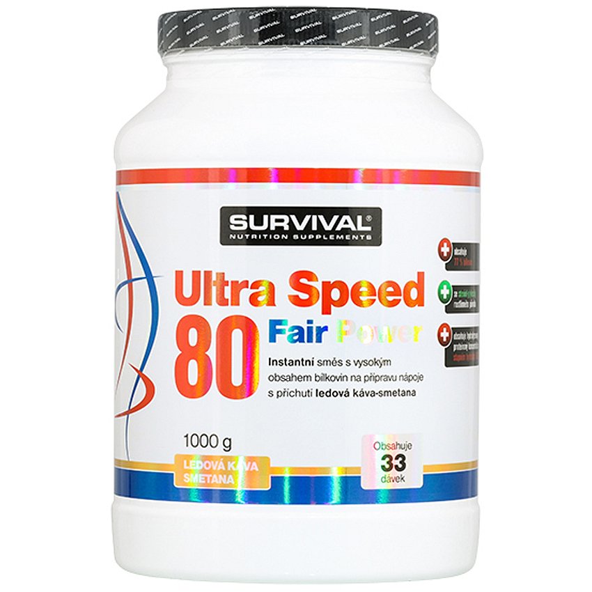 Ultra Speed 80 Fair Power ledová káva-smetana 1000g