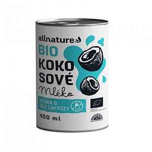 Allnature Kokosové mléko BIO 400 ml