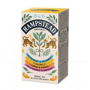 Hampstead Tea BIO Selekce bylinných a ovocných čajů 20 ks