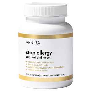 VENIRA stop allergy - support and helper 90 kapslí