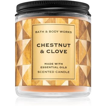 Bath & Body Works Chestnut & Clove vonná svíčka I. 198 g