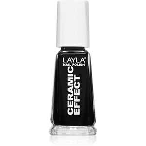 Layla Cosmetics Ceramic Effect lak na nehty odstín N.31 Pure Black 10 ml