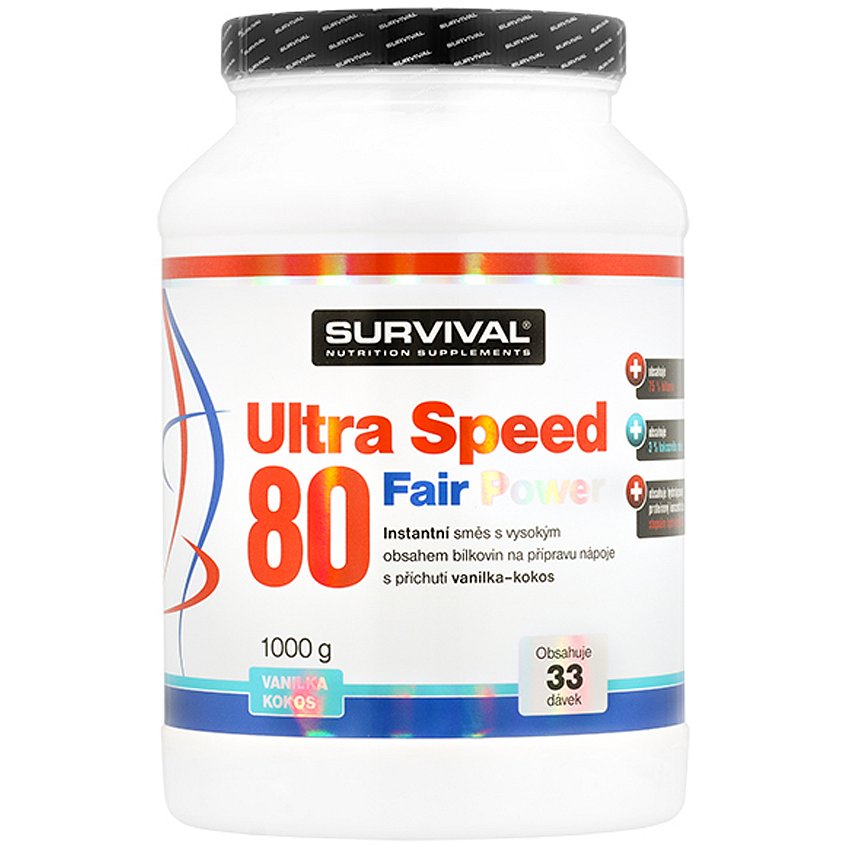 Ultra Speed 80 Fair Power vanilka-kokos 1000g
