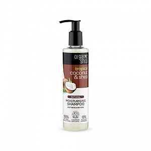 Organic Shop Tropický kokosový hydratační šampon s bambuckým máslem (Moisturising Shampoo) 280 ml