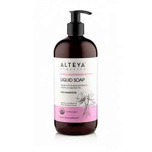 Alteya Organics BIO Tekuté mýdlo Muškát & Růže 500 ml