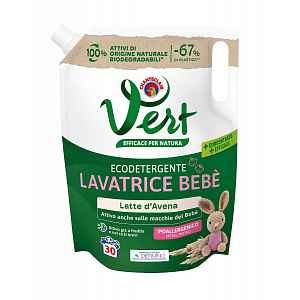 Chante Clair Vert Eco Prací gel na dětské prádlo Latte d'Avena 1200 ml