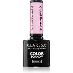 Claresa SoakOff UV/LED Color Cloud Pastel gelový lak na nehty s použitím UV/LED lampy odstín 4 5 g