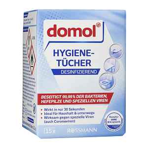 Domol Dezinfekční vlhčené ubrousky 15 ks