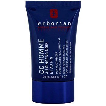 Erborian CC Crème Men sjednocující hydratační krém s matujícím účinkem SPF 25  30 ml