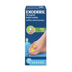 Exoderil® 10 mg/ml kožní roztok 20 ml, na plíseň kůže a nehtů