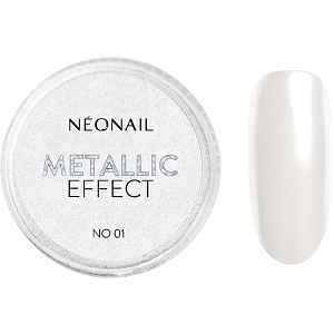 NEONAIL Effect Metallic třpytivý prášek na nehty odstín 01 1 g