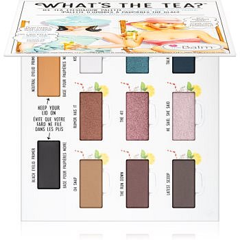 theBalm What's the Tea? Ice Tea paleta očních stínů 12,6 g