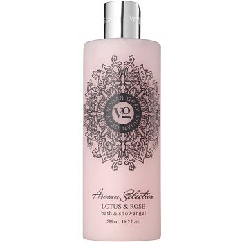 Vivian Gray Aroma Selection Lotus & Rose sprchový a koupelový gel 500 ml