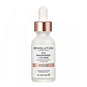 Makeup Revolution Sérum na rozšířené póry se zinkem  30 ml