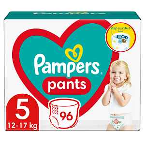 PAMPERS Pants 5 (11-18 kg) 96 ks Mega box - plenkové kalhotky