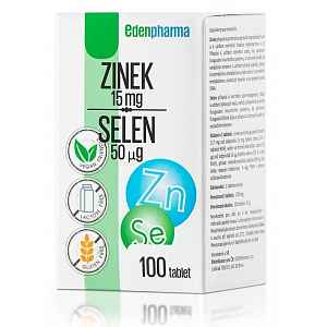 Edenpharma Zinek Selen tablety 100