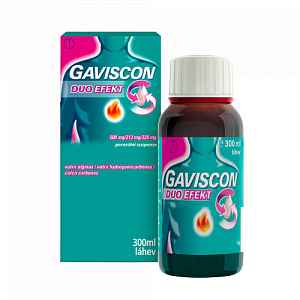 Gaviscon Liquid Peppermint perorální suspenze 1 x 300 ml