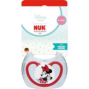 NUK Perfect Mat.AIR dudlík Mickey 6-18m 1ks mix b.