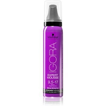 Schwarzkopf Professional IGORA Expert Mousse barvicí pěna na vlasy odstín 9,5-17 100 ml