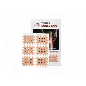 TEMTEX Cross Tape, béžový Rozměry: 3,6 cm x 2,8 cm - 120 ks