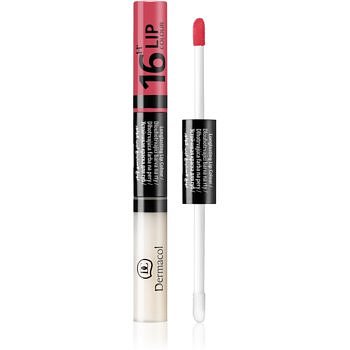 Dermacol 16H Lip Colour dlouhotrvající dvoufázová barva a lesk na rty odstín 16 4,8 g