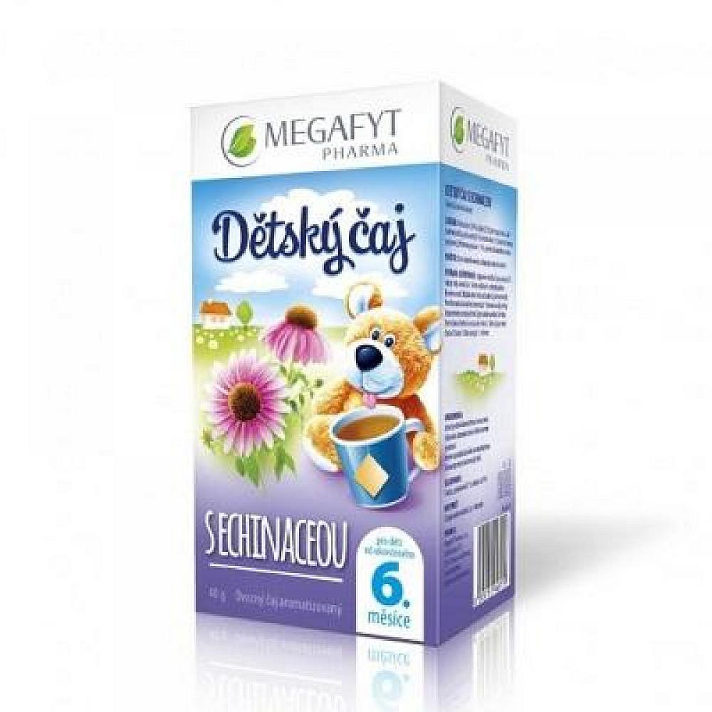 MEGAFYT Dětský čaj s echinaceou 20 x 2 g