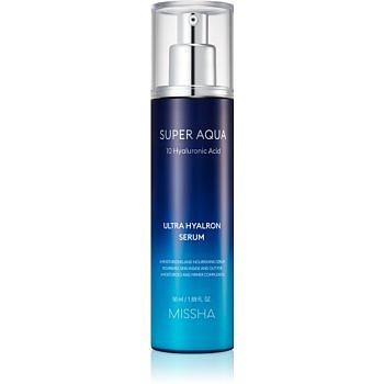 Missha Super Aqua 10 Hyaluronic Acid hydratační a vyživující sérum proti příznakům stárnutí 50 ml