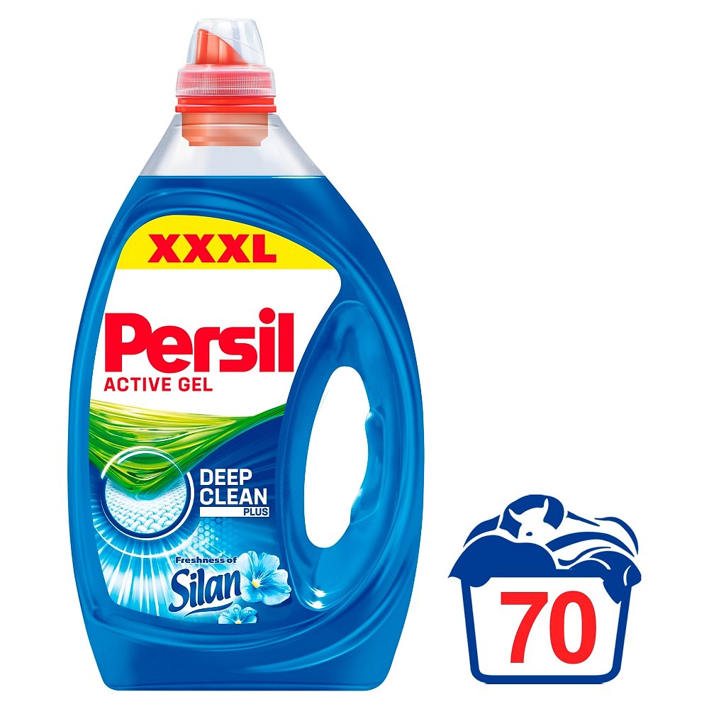 PERSIL Deep Clean Plus Active Gel Freshness by Silan prací gel, 70 praní   3,5 l