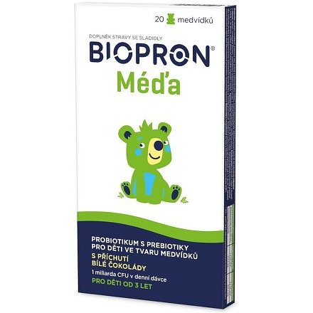 Walmark Biopron MÉĎA 20ks probiotických medvídků