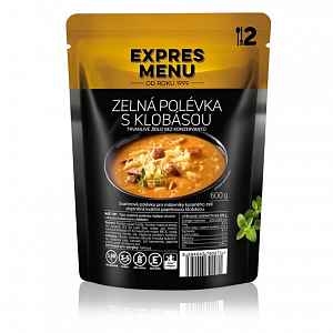 EXPRES MENU Zelná polévka s klobásou 2 porce